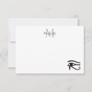 Auge des Horus Ägyptisches Symbol Personalisiertes Mitteilungskarte