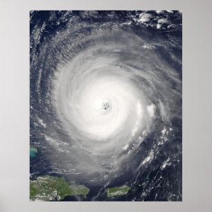 Auge des Hurrikans Poster