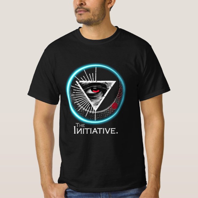 Auge des Initiativ Ring Basic T Shirt (Vorderseite)