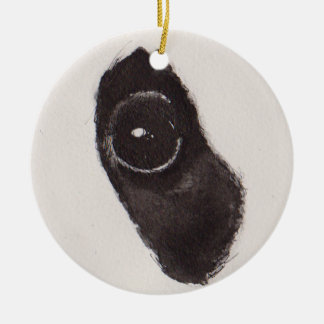Auge des Pandas – Gaze-Kollektion Keramik Ornament