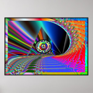 Auge des Pyramidenplakats Poster