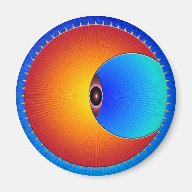 Auge des Sonnenmagneten Magnet (Vorne)