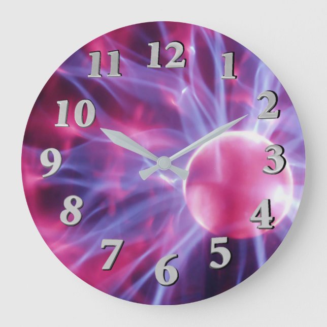 Auge des Sturms 1 Große Wanduhr (Vorderseite)