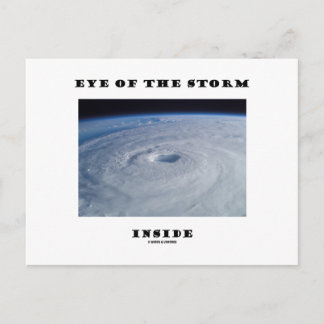 Auge des Sturms im Inneren (Auge des Hurrikans) Postkarte