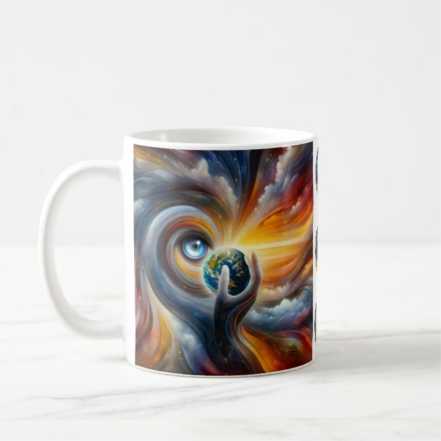 Auge des Sturms Kaffeetasse (Links)