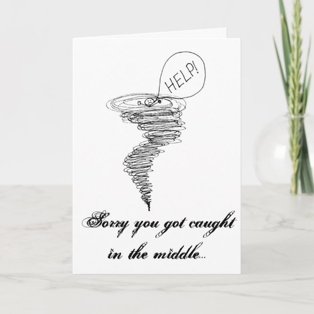 Auge des Sturms Karte (Vorderseite)