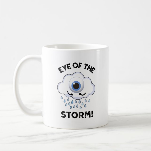 Auge des Sturms Witterungssturm Kaffeetasse (Links)