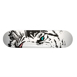 Auge des Tiger-Skateboards Skateboard