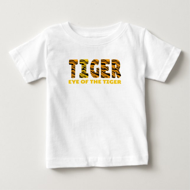 Auge des Tigers Baby T-shirt (Vorderseite)