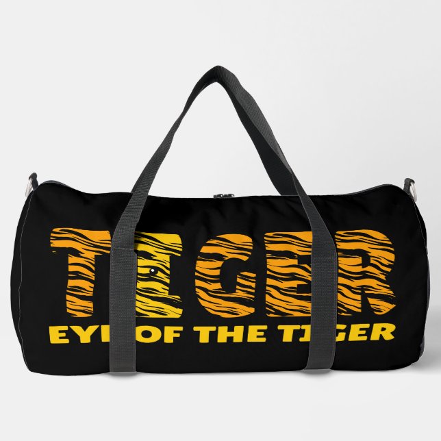 Auge des Tigers Duffle Bag (Vorderseite)