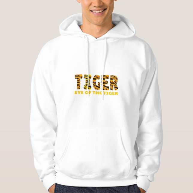 Auge des Tigers Hoodie (Vorderseite)