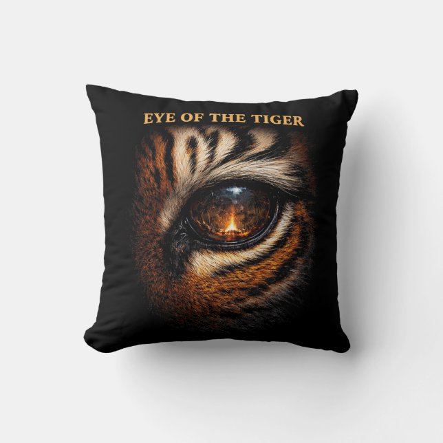 Auge des Tigers Kissen (Vorderseite)