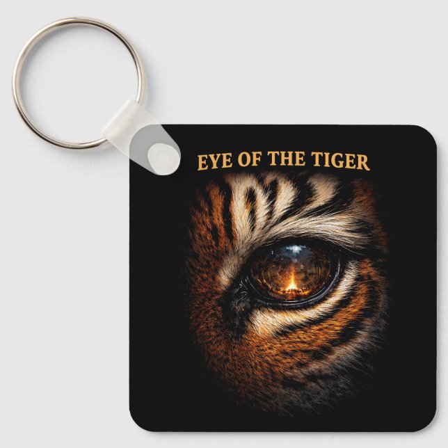 Auge des Tigers Schlüsselanhänger (Vorderseite)