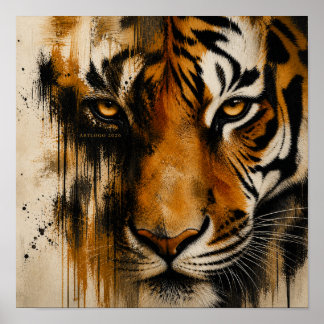 Auge des Tigers Von Art Logo 2026 Poster