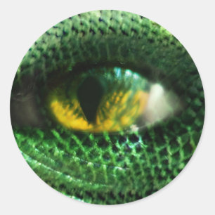 Auge eines... runder aufkleber