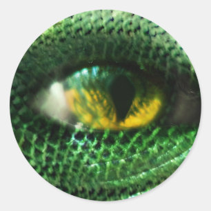 Auge eines... runder aufkleber