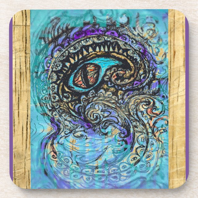 Auge eines Seemanners Getränkeuntersetzer (Vorderseite)