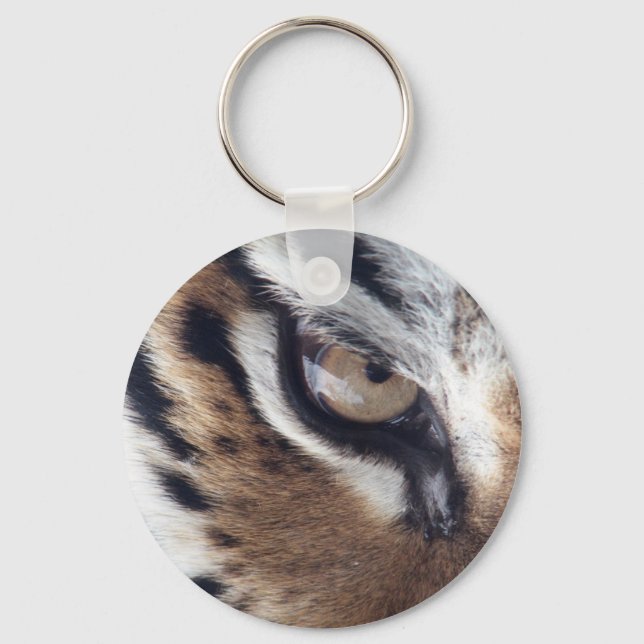 Auge eines Tigers Schlüsselanhänger (Vorderseite)