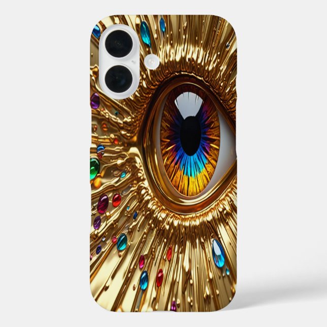Auge Gottes - iPhone 16 Hüllen (Rückseite)