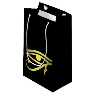 Auge horus des ägyptischen Symbolschwarzen Kleine Geschenktüte