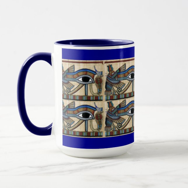 Auge Horus Wadjet Tasse Ägyptische Kunst (Links)
