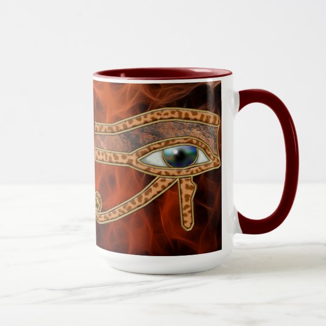 Auge Horus Wadjet Tasse Ägyptische Kunst (Rechts)