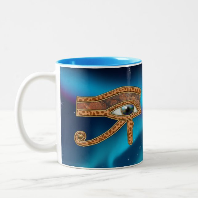 Auge Horus Wadjet Tasse Ägyptische Kunst (Links)