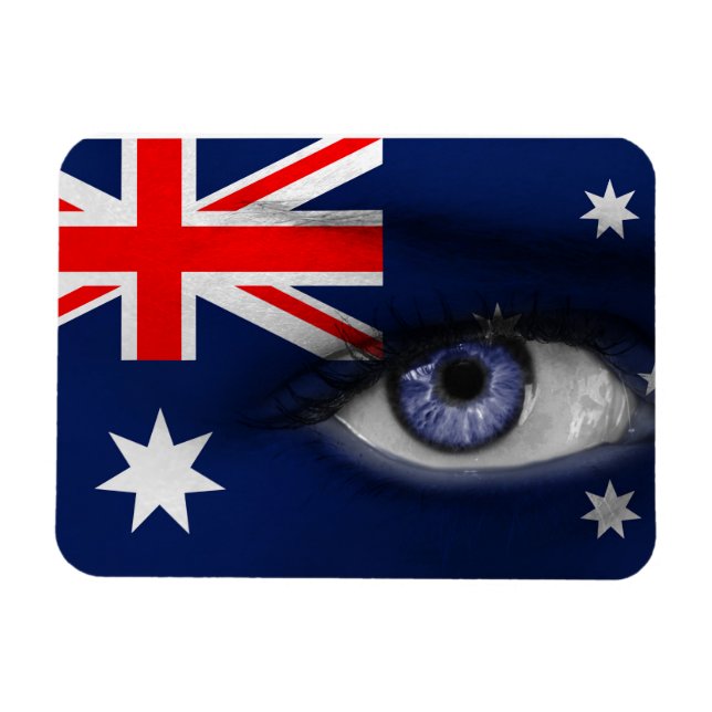 Auge in Australien Magnet (Horizontal)