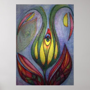 Auge in Calyx von Vicktorya Stone Poster