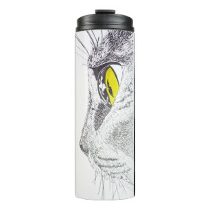 Auge Kats Thermosbecher