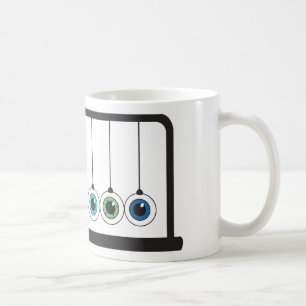 Auge-Knallenden Newtons Wiegen-Tasse Tasse
