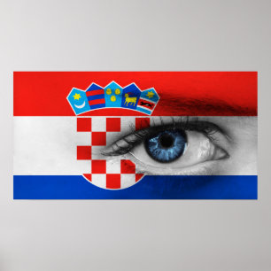 Auge Kroatiens Poster