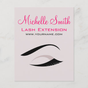 Auge mit langen Wimpern Wimpernverlängerung Brandi Flyer