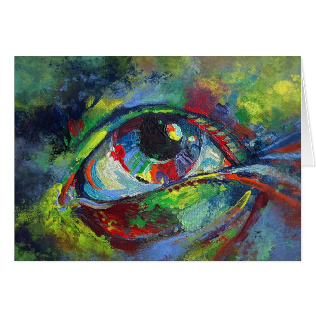 Auge nach oben (Vorderseite (Horizontal))