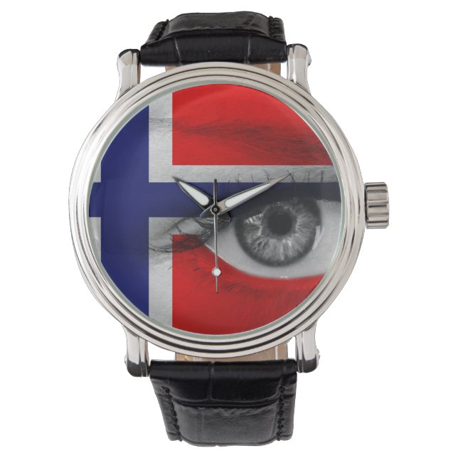 Auge Norwegens Armbanduhr (Vorderseite)