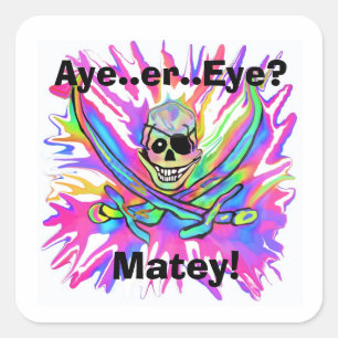 Auge oder Auge? Matey Stickers