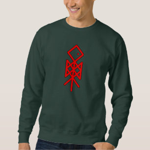Auge Odin Viking Bindrune Sweatshirt