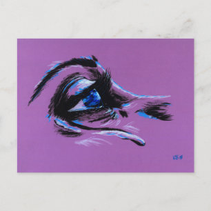 Auge Print Postkarte