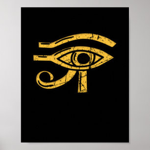 Auge Re ägyptische Hieroglyphen Ägypten Pyramide Poster