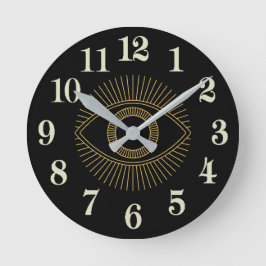 Auge Runde Wanduhr