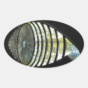 Auge Shinjuku 新 宿 目 Ovaler Aufkleber