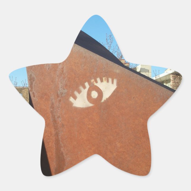 Auge siehst Sie Aufkleber (Vorderseite)