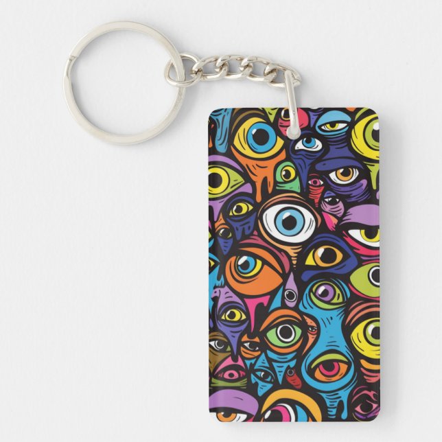 Auge sieht dich schlüsselanhänger (Vorderseite)