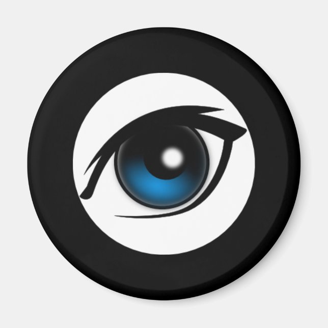 Auge sieht Magnet (Vorne)