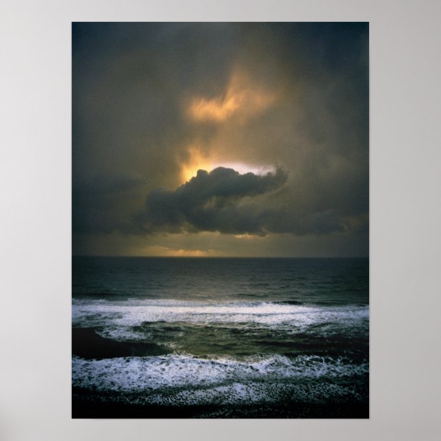 Auge über Meer Poster (Vorne)