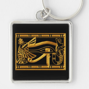 Auge von Horus Bronze ägyptische Schlüsselkette Schlüsselanhänger