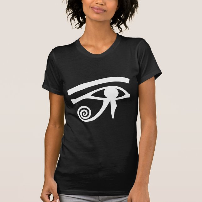 Auge von Horus hieroglyphisch T-Shirt (Vorderseite)