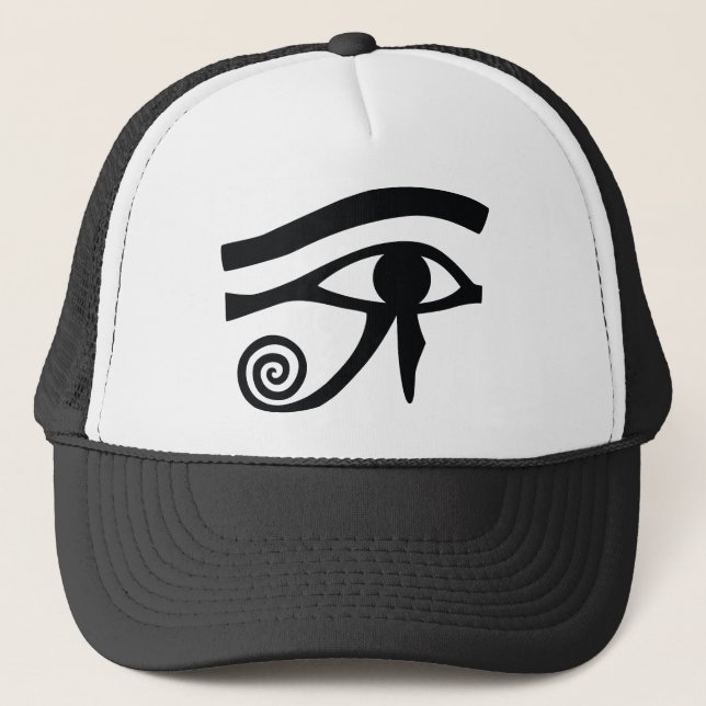 Auge von Horus hieroglyphisch Truckerkappe (Vorderseite)