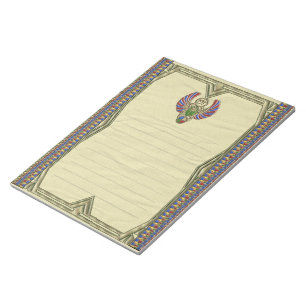 Auge von Horus Scarabäus Notizblock