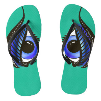 Auge von Medusa schinny Strap Flip Flops